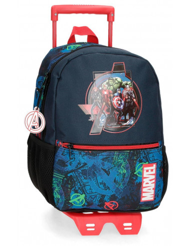 MOCHILA ADAP.32 CM. C/CARRO MARVEL ON THE WARPATH