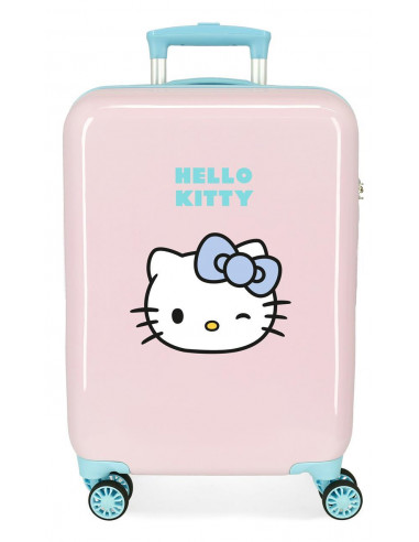 TROLLEY ABS 55CM.4R HELLO KITTY WINK