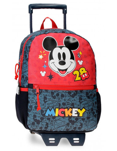 MOCHILA ADAP.32CM.C/CARRO MICKEY GET MOVING