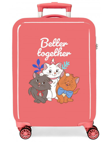 TROLLEY ABS 55CM.4R ARISTOCATS BETTER TOGETHER CORAL