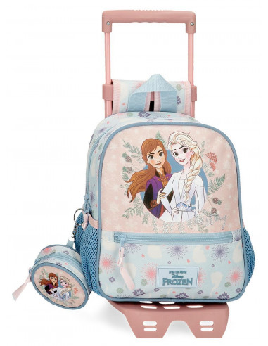 MOCHILA ADAP.25CM. C/CARRO FROZEN OWN YOUR DESTINY