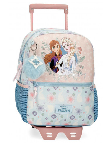 MOCHILA ADAP. 32CM. C/CARRO FROZEN OWN YOUR DESTIN