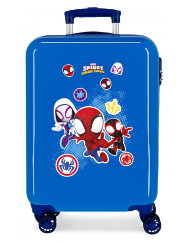 TROLLEY ABS 55CM.4R. SPIDEY GO WEBS GO AZUL