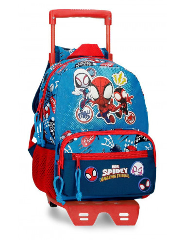 MOCHILA ADAP.28CM.C/CARRO GO WEBS GO SPIDEY