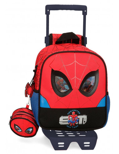 MOCHILA ADAP.C/CARRO 25CM.SPIDERMAN PROTECTOR