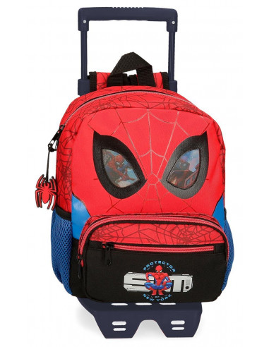 MOCHILA ADAP.28CM.C/CARRO SPIDERMAN PROTECTOR