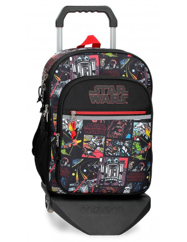 MOCHILA ADAP.40CM.2C.C/CARRO STAR WARS GALACTIC TEAM