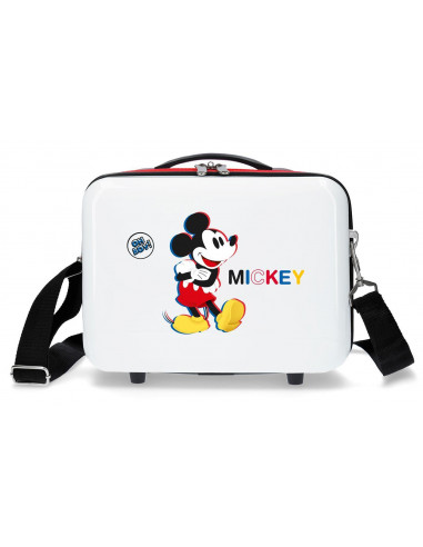 NECESER ABS ADAP. MICKEY 3D BLANCO