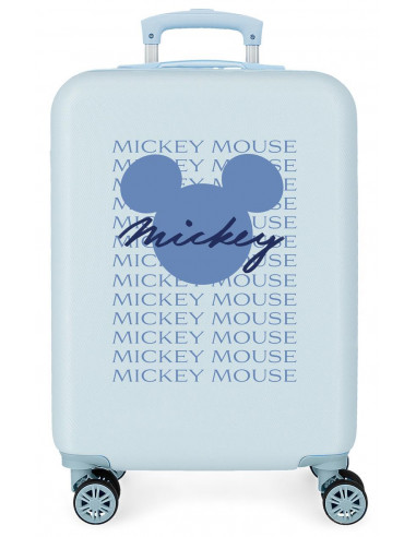 TROLLEY ABS 55CM.4R. HAVE A GOOD TIME MICKEY SIGNATURE AZUL