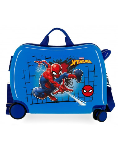 MALETA INF.ABS 4R.SPIDERMAN RED AZUL