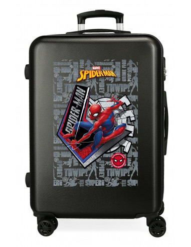 TROLLEY ABS 68CM.4R.SPIDERMAN GREAT POWER NEGRO