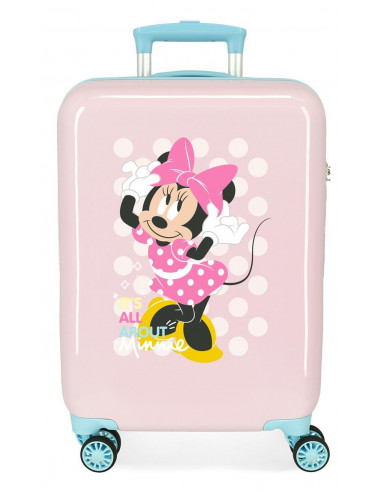 TROLLEY ABS 55CM.4R. MINNIE PLAY ALL DAY