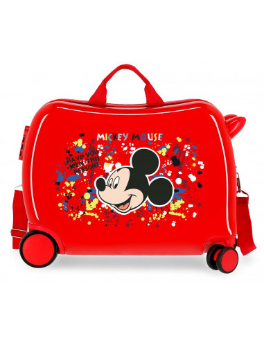 MALETA INF.ABS 4R. MICKEY COLOUR MAYHEM ROJO