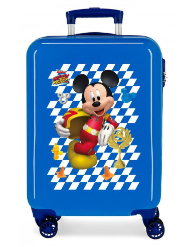 TROLLEY ABS 55CM.4R.GOOD MOOD MICKEY AZUL