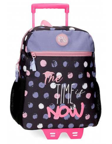 MOCHILA ADAP.33CM C/CARRO ROLL ROAD THE TIME IS NOW