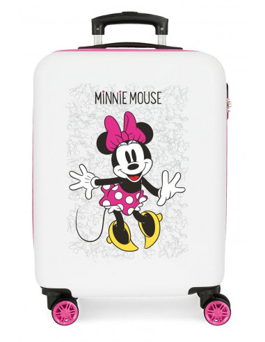 TROLLEY ABS 55CM.4R.MINNIE ENJOY THE DAY