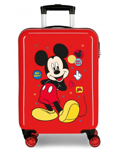 TROLLEY ABS 55CM.4R.MICKEY ENJOY THE DAY OH BOY