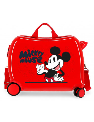 MALETA INF.ABS 4R. (2.MULTI) MICKEY MOUSE FASHION ROJO