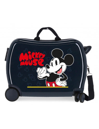 MALETA INF.ABS 4R. (2.MULTI) MICKEY MOUSE FASHION MARINO