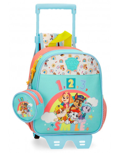 MOCHILA ADAP. C/CARRO 25CM. PAW PATROL - DREAM PAT