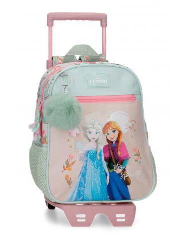 MOCHILA ADAP. C/CARRO 28CM. FROZEN STRONG SPIRIT