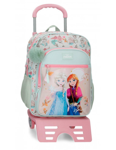 MOCHILA ADAP 40CM.C/CARRO FROZEN STRONG SPIRIT