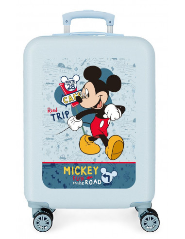 TROLLEY ABS 55CM.4R MICKEY ROAD TRIP