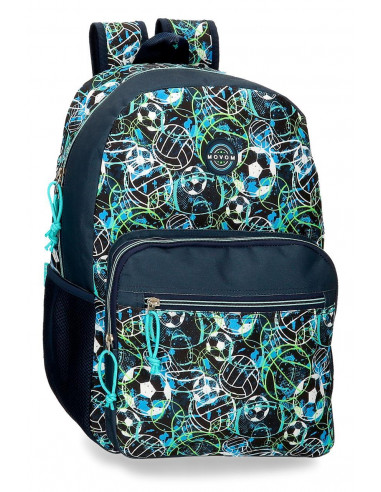 MOCHILA 42CM MOVOM BALLS