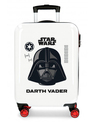 TROLLEY ABS 55CM.4R.STAR WARS DARTH VADER BLANCO