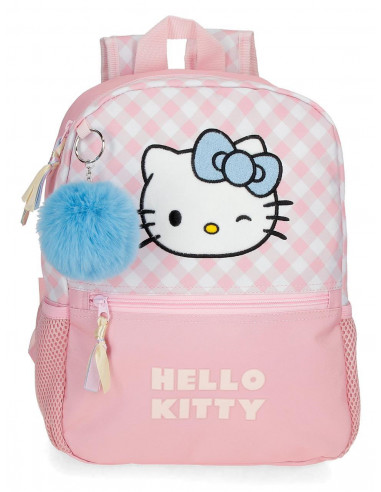 MOCHILA ADAP, 32CM.HELLO KITTY WINK