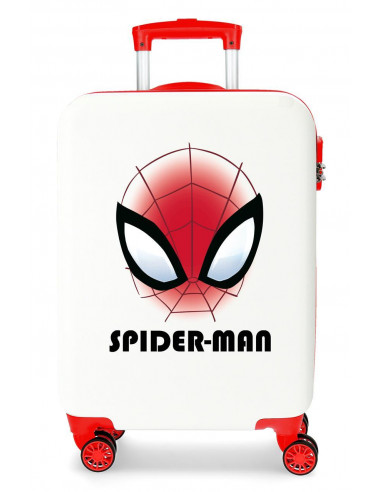 TROLLEY ABS 55CM.4R. SPIDERMAN AUTHENTIC BLANCO