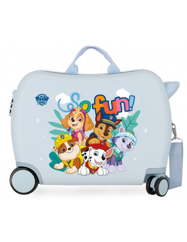 MALETA INF.ABS 4R. PAW PATROL SO FUN AZUL CLARO