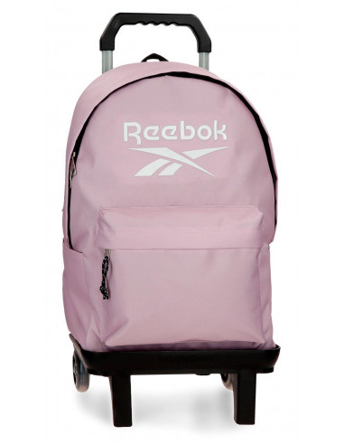 MOCHILA ADAP. PORTAORDENADOR 2C. C/CARRO REEBOK ROSA