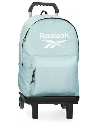 MOCHILA ADAP. PORTAORDENADOR 2C. C/CARRO REEBOK TURQUESA