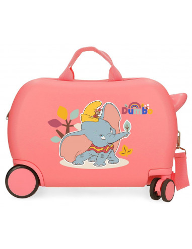 4461025 ABS ROLLING SUITCASE 4W.(2 MULTID.) 45CM. DUMBO CORA