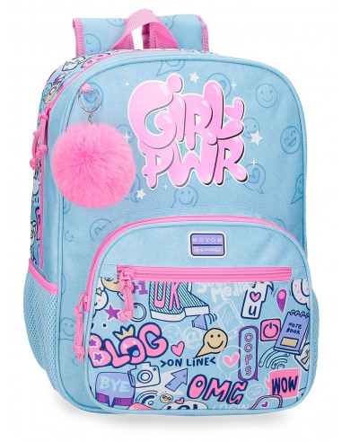 MOCHILA 38CM POWER GIRL