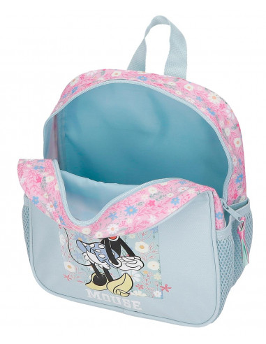 MOCHILA ADAP. C/CARRO 25CM. MINNIE HAPPY